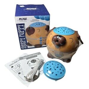 NOW Solutions Sleepy Puppy Essential Oil Diffuser, Projector, Nature Sounds NIB!